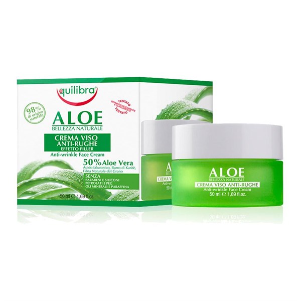 Equilibra Aloe Vera %98 Doğal Yüz Kremi 50 ml antı Wrınkle Face Cream