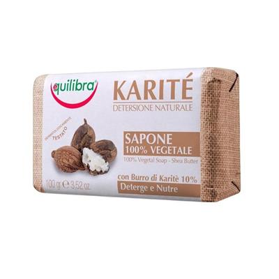 Equilibra Karite Sapone Nemlendirici ve Temizleyici Doğal Sabun 100 Gr