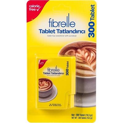 Fibrelle Tablet Tatlandırıcı 300 Tablet