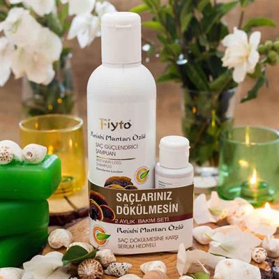 Fiyto Reishi Mantarı Özlü Güçlendirici Şampuan 500 ml Serum Hediyeli