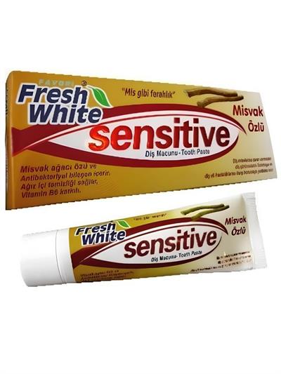Fresh White Sensitive Misvak Özlü 90g Diş Macunu