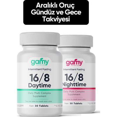 Gamy 16/8 Aralıklı Oruç Gündüz & Gece 30+30 Tablet