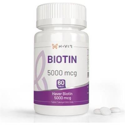 Haver Biotin 5000 Mgc 60 Tablet