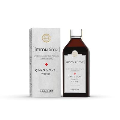 Immunat İmmu Time Çinko ve C Vitamini Sıvı Ekstratı 250 ML