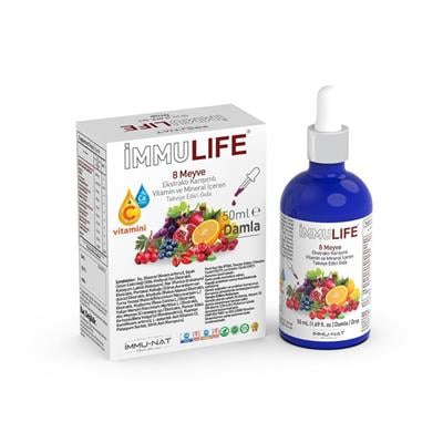 İmmunat İmmulife 8 Meyve Karışımlı Ekstrakt 50 ml