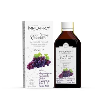 İmmunat Siyah Üzüm Çekirdeği Karışımlı Ekstrat Plus 250 ML