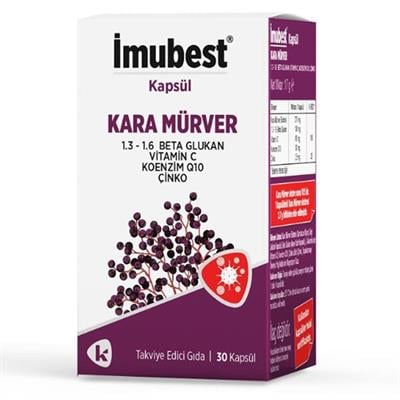 İmubest Kara Mürver 30 Kapsül