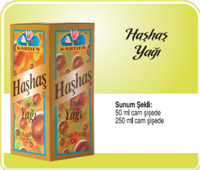 Karden Haşhaş Yağı 50 ml