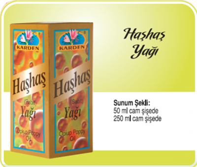 Karden Haşhaş Yağı 50 ml