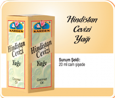 Karden Hindistan Cevizi Yağı 20 ml