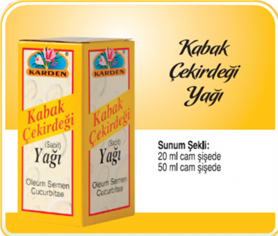 Karden Kabak Çekirdeği Yağı 50 ml