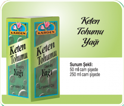Karden Keten Tohumu Yağı 50 ml