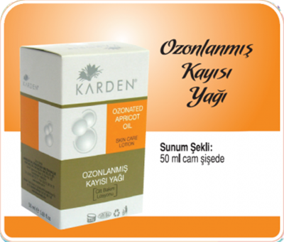 Karden Ozonlanmış Kayısı Yağı 50 ml