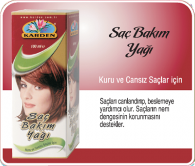 Karden Saç Bakım Yağı Kuru Saçlar