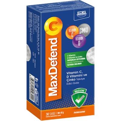 Maxdefend Vitamin C Vitamin D Çinko 30 Şase