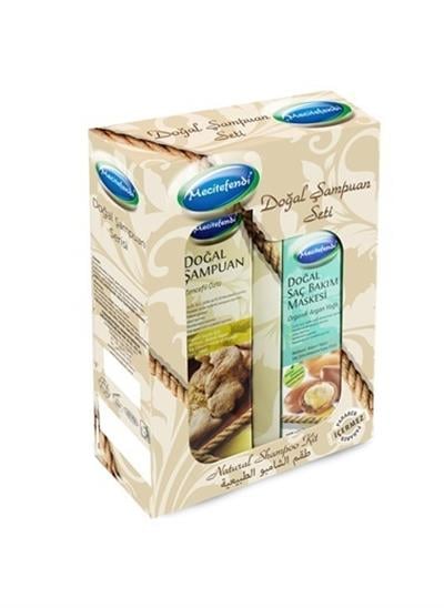 Mecitefendi Çörekotu Şampuanı 250 Ml ve Organik Argan Yağlı Saç Bakım Maskesi 150 Ml 2li Set