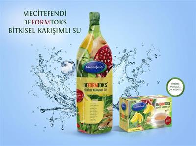 Mecitefendi Deformtoks Bitkisel Karışımlı Su 2 Litre (Deformtoks Çayı Hediyeli)