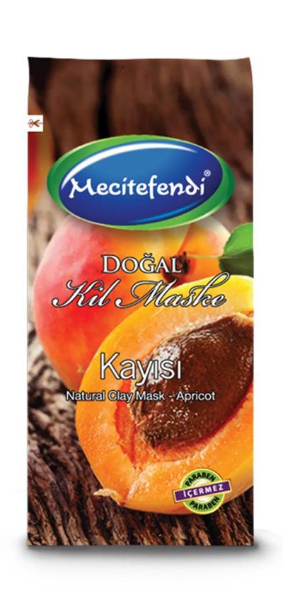 Mecitefendi Kayısı Özlü Kil Maskesi 20 Gram Tek Kullanımlık