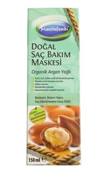 Mecitefendi Organik Argan Yağlı Saç Bakım Maskesi 150 ml