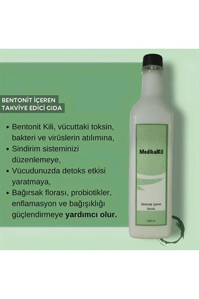 MEDİKALKİL Bentonit Içilebilir Kil 1000ml