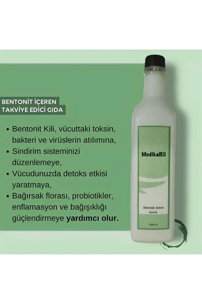 MEDİKALKİL Bentonit Içilebilir Kil 1000ml