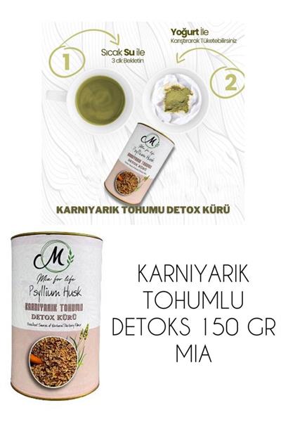 Mia For Life Psyllium Karnıyarık Tohumu Detox Kürü 150 gr