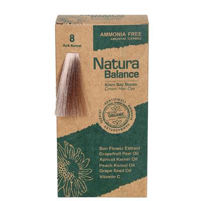 Natura Balance Krem Saç Boyası 8 Açık Kumral Organik