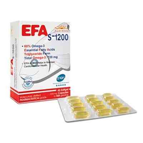 New Life Efa S-1200 Omega Balık Yağı 90  Kapsül 
