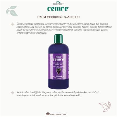 Nivalis Awe Cemre Üzüm Çekirdeği Şampuanı 400 Ml