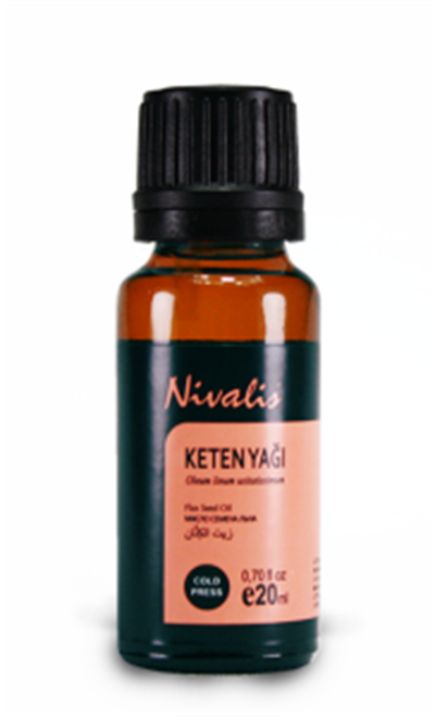 Nivalis Keten Tohumu Yağı 20 Ml Soğuk Pres