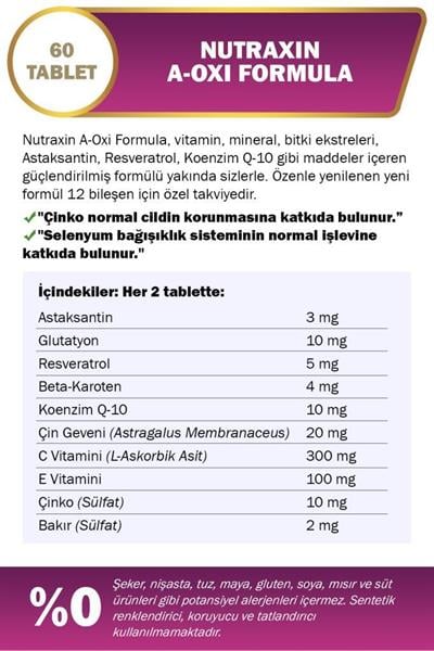 Nutraxin A-Oxi Formula 60 Tablet