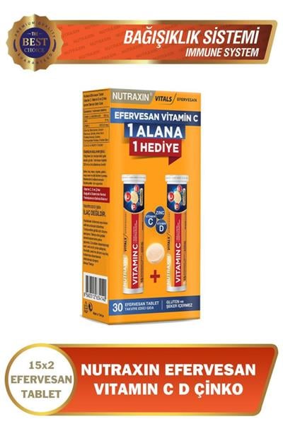 Nutraxin C-D Zinc Efervesan 2 Al 1 Öde Fırsat Paketi