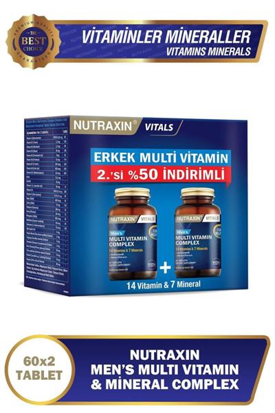Nutraxin Multivitamin Men's 2li Avantaj Paketi