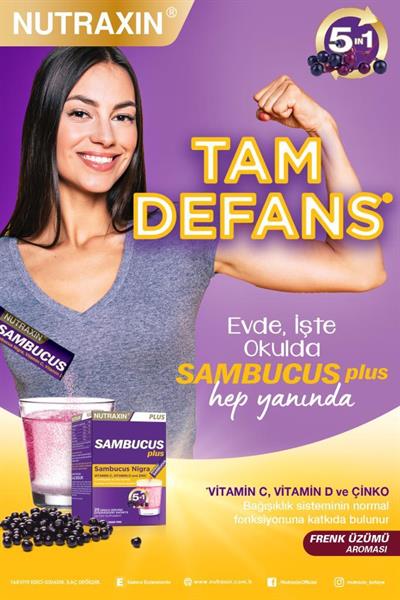 Nutraxin Sambucus Plus 20 Efervesan Şase