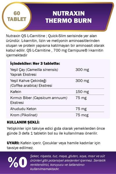 Nutraxin Thermo Burn 60 Tablet