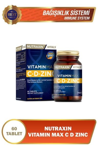 Nutraxin Vitamin Max C-D-Zınc 60 Tablet