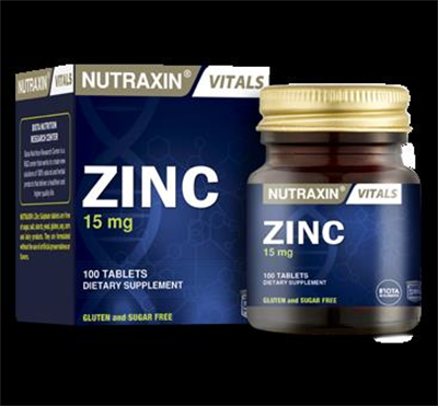 Nutraxin Zınc 15 Mg 100 Tablet