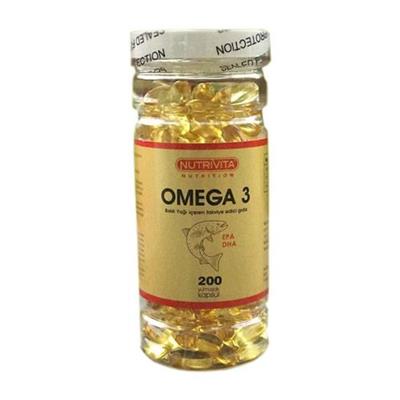 Nutrivita Omega 3 2000 Mg 200 Kapsül