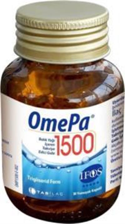 Omepa 1500 Balık Yağı 30 Kapsül