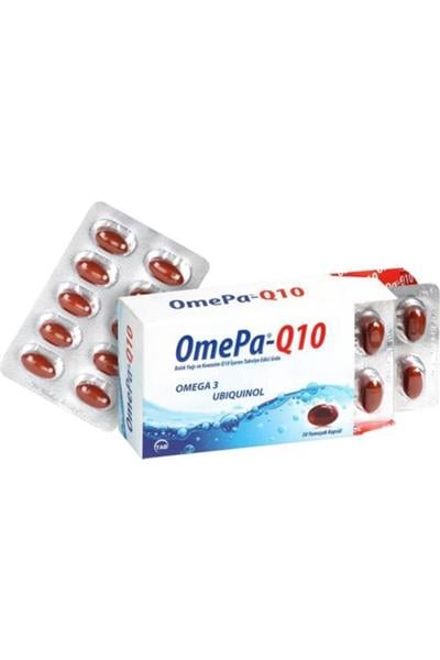 Omepa-Q10 Omega3 Ubiquinol Balık Yağı 30 Kapsül