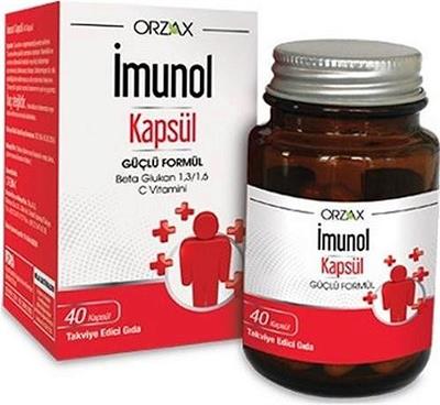 Orzax İmunol Güçlü Formül 40 Kapsül