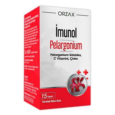 Orzax İmunol Pelargonium 15 Kapsül
