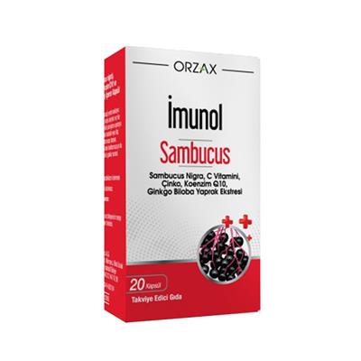 Orzax İmunol Sambucus 20  Kapsül