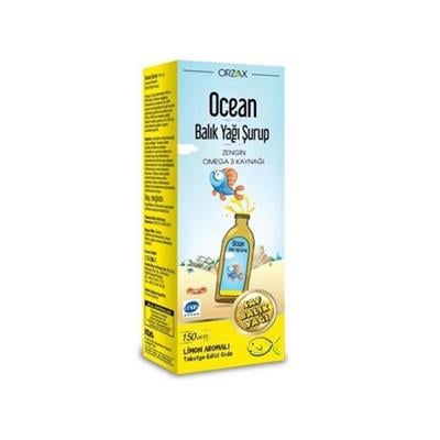 Orzax Ocean Balık Yağı Şurup Limon Aromalı 150 Ml