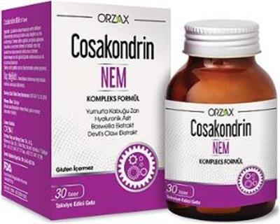 Orzax Ocean Cosakondrin Nem Yumurta Kabuğu Zarı 30 Tablet