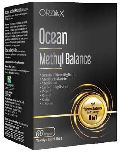Orzax Ocean Methyl Balance 60 Kapsül