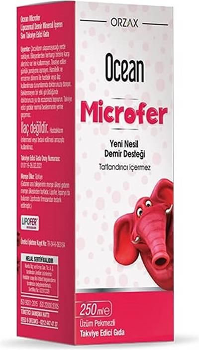 Orzax Ocean Microfer Şurup 250 ml