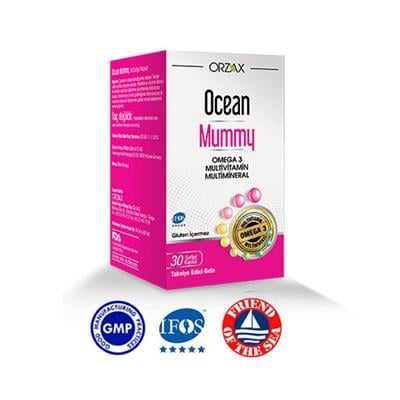 Orzax Ocean Mummy Omega 3 30 Kapsül