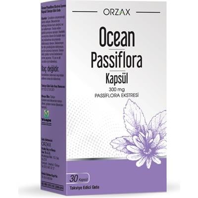 Orzax Ocean Passiflora 300 mg 30 Kapsül