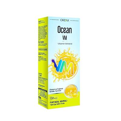 Orzax Ocean VM Vitamin Mineral Şurup Portakal Aromalı 150 Ml